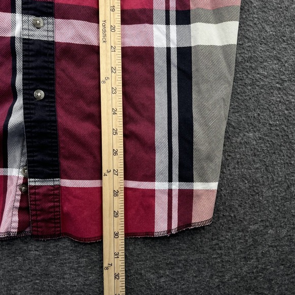 Vintage Wrangle X Long Tails Button Shirt Mens 34 16 1/2 Plaid Western Rodeo - Picture 6 of 8